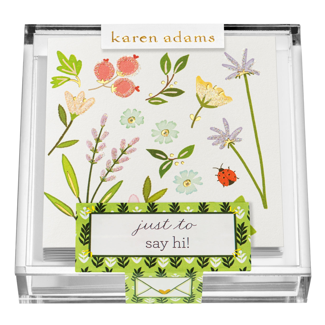 Garden Enclosure Cards in Acrylic Box