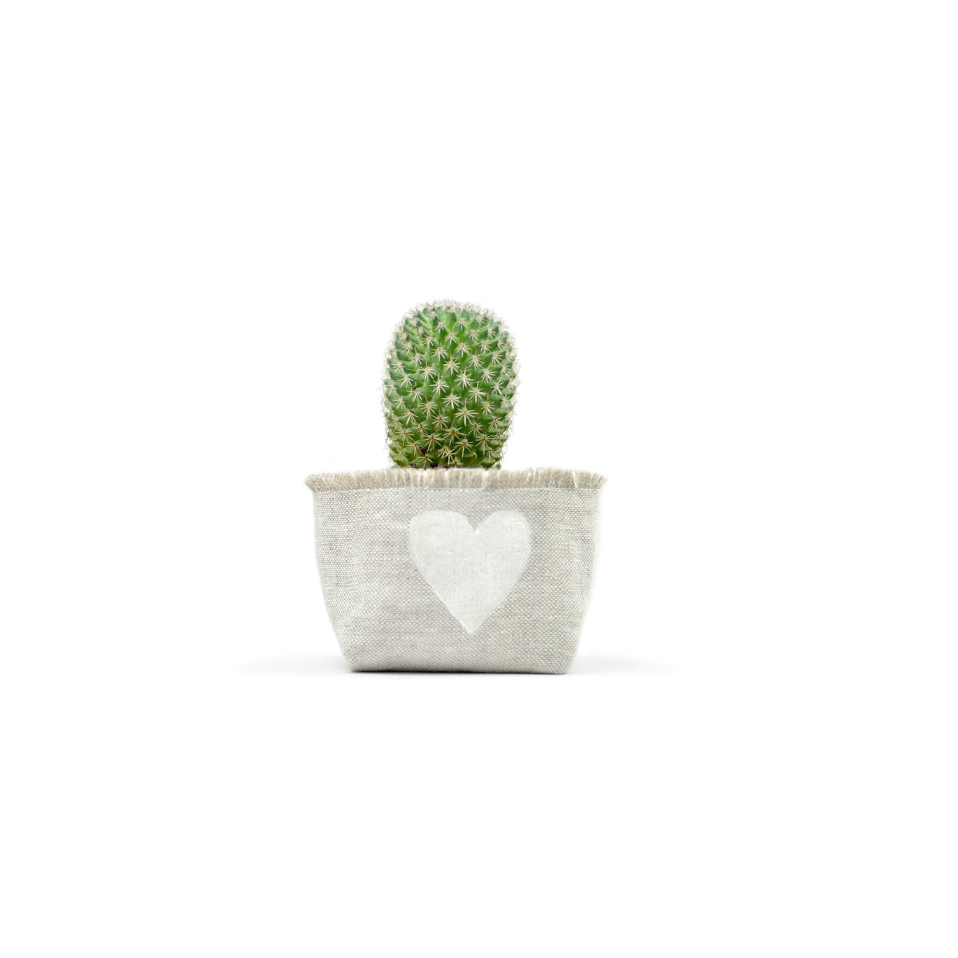 Heart Block Print Planter