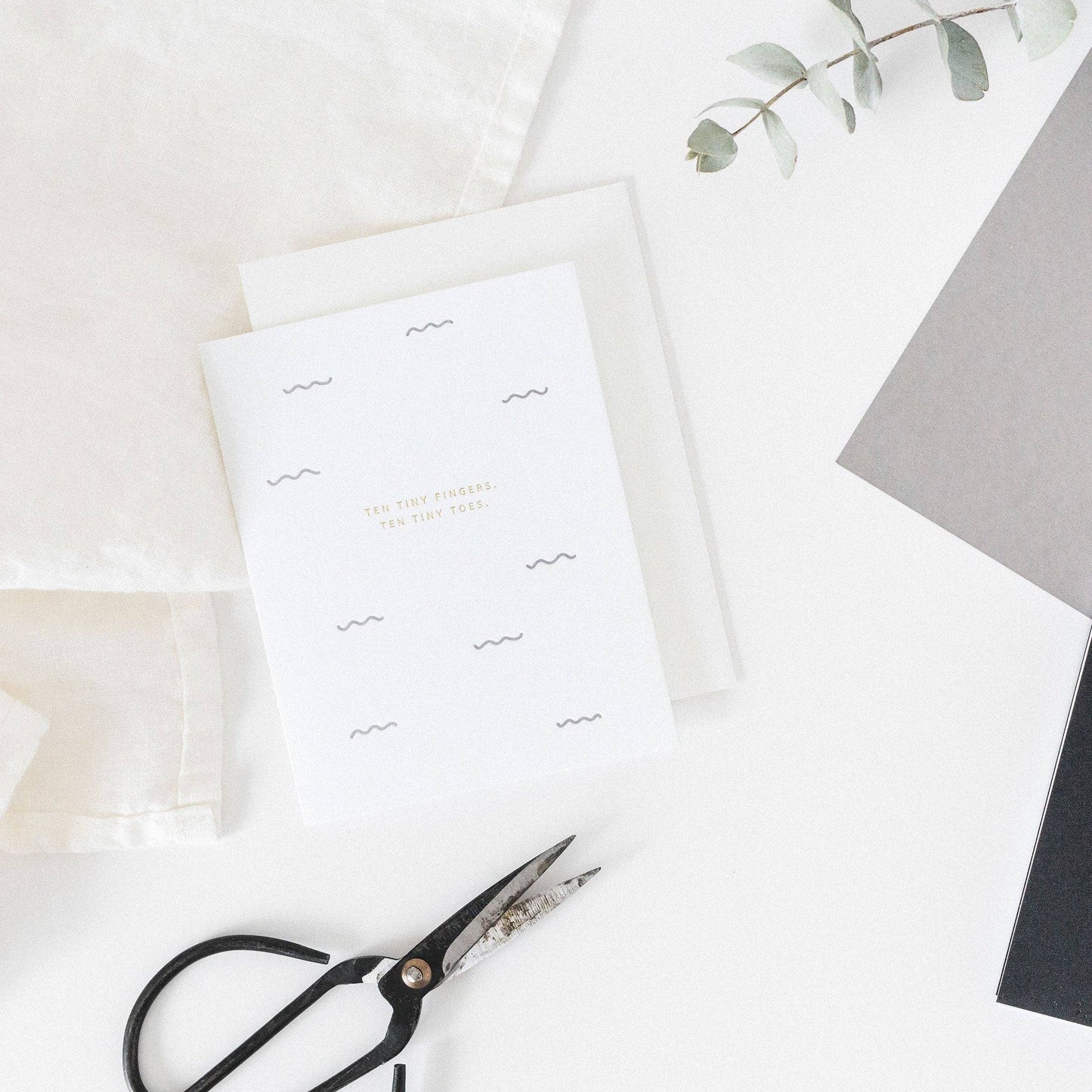 Ten Tiny Fingers Card