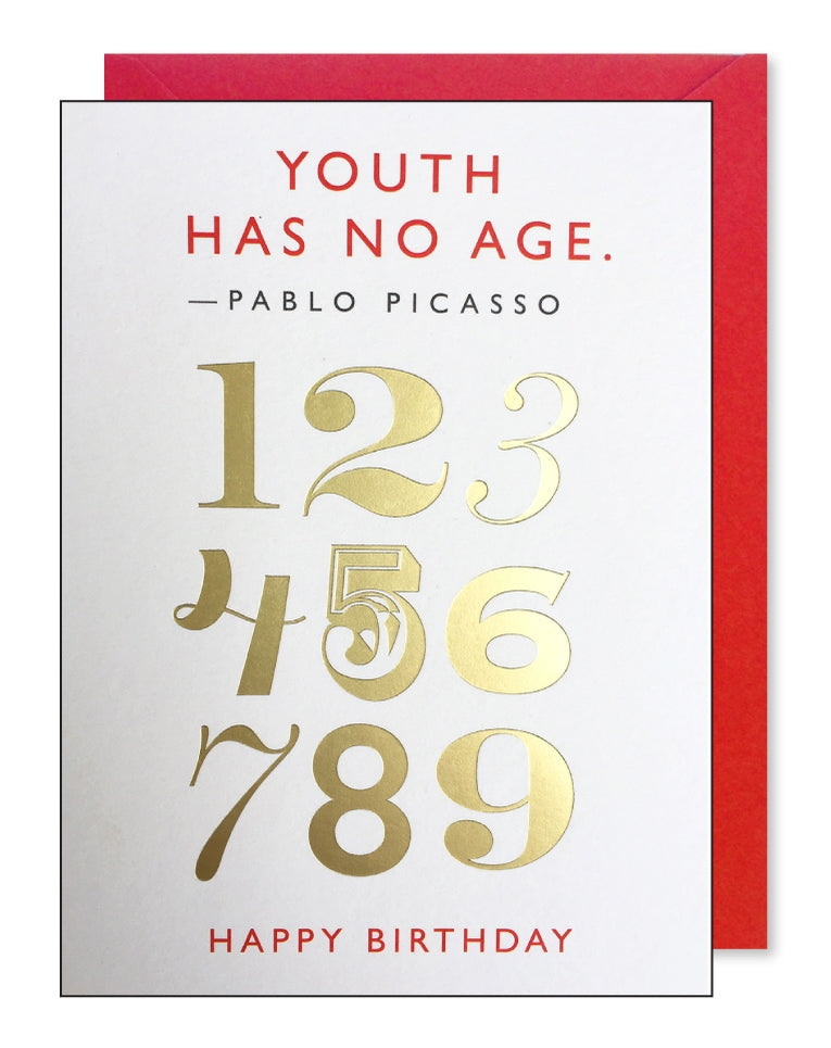Youth Quote Birthday Card