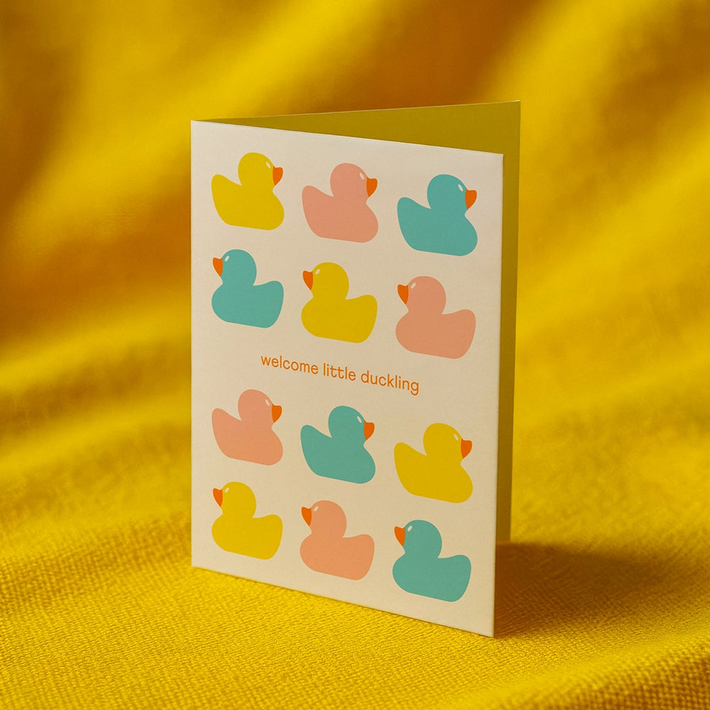 Rubber Duckies New Baby Greeting Card