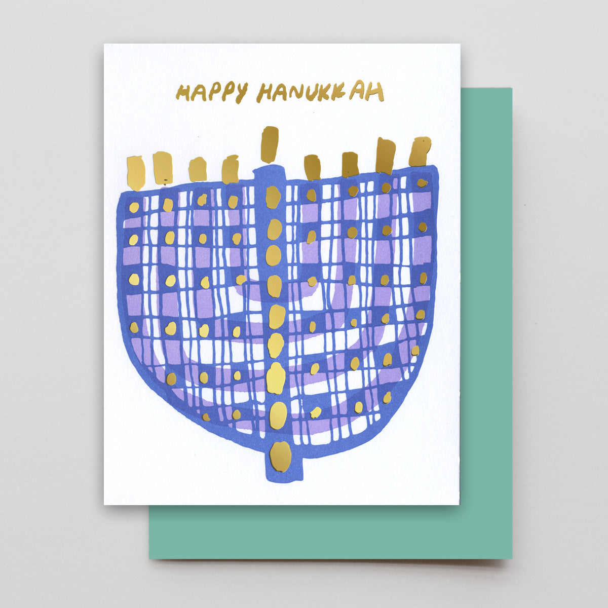 Hanukkiah Card