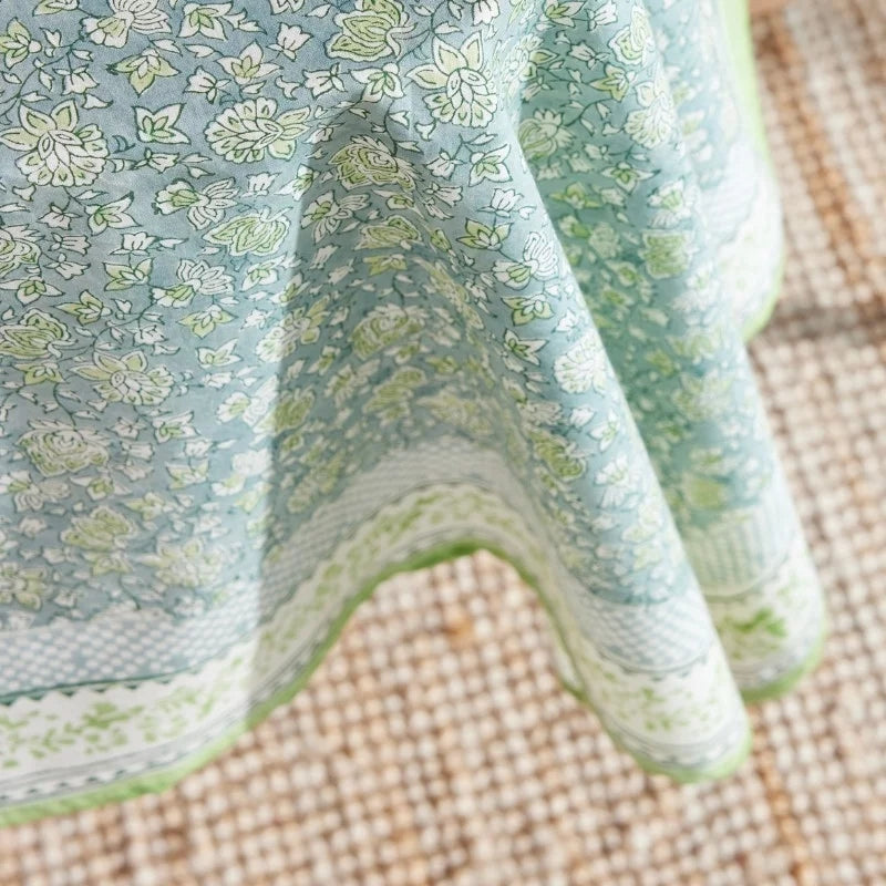 Arushi Blue Green Tablecloth 170x300cm