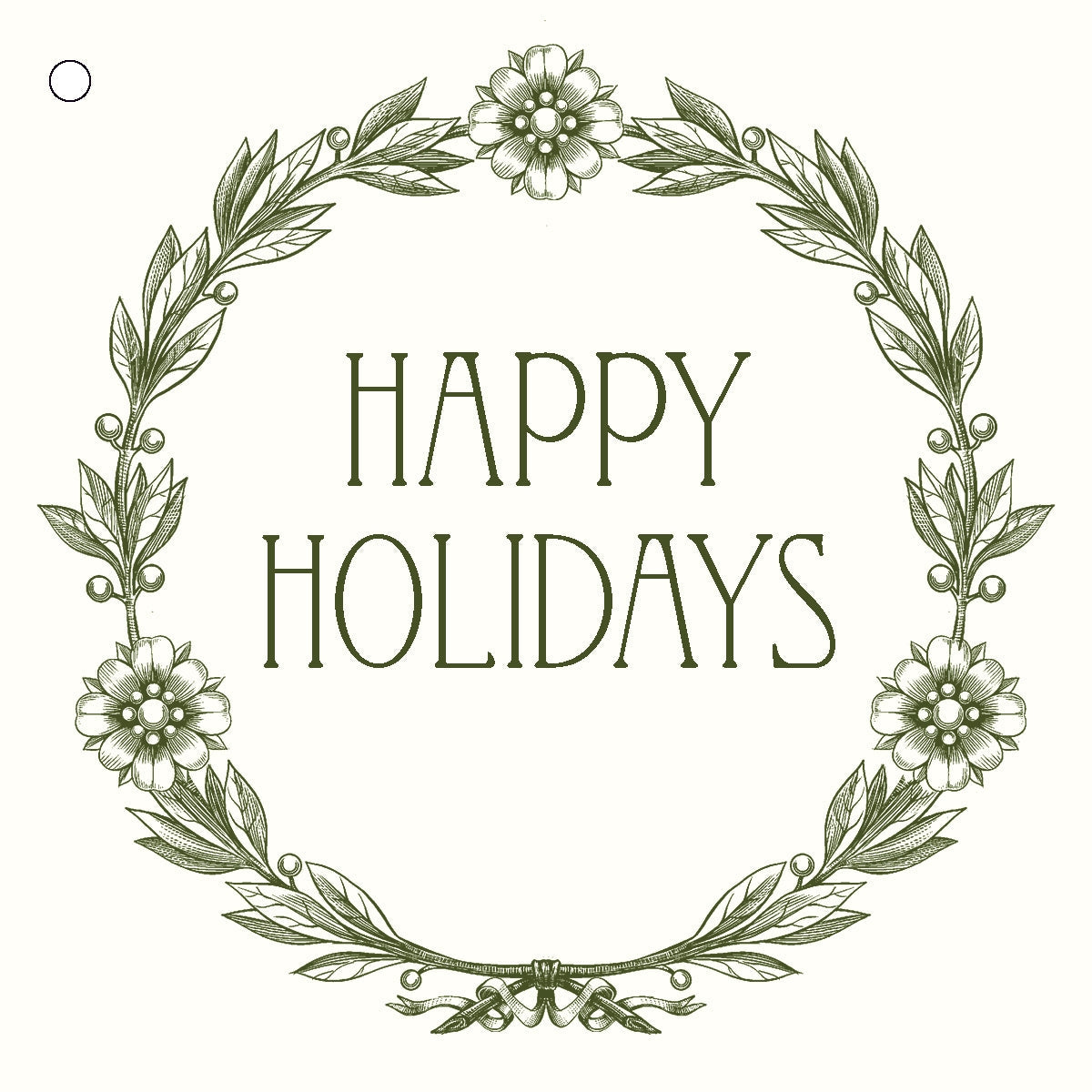 Happy Holidays Gift Tags