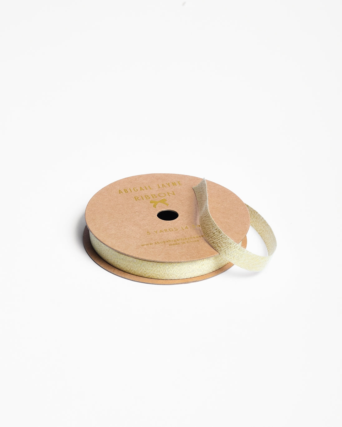 Metallic Gold Woven Ribbon