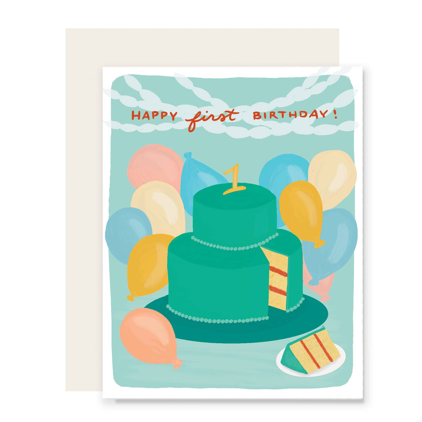 Happy 1st Birthday Card