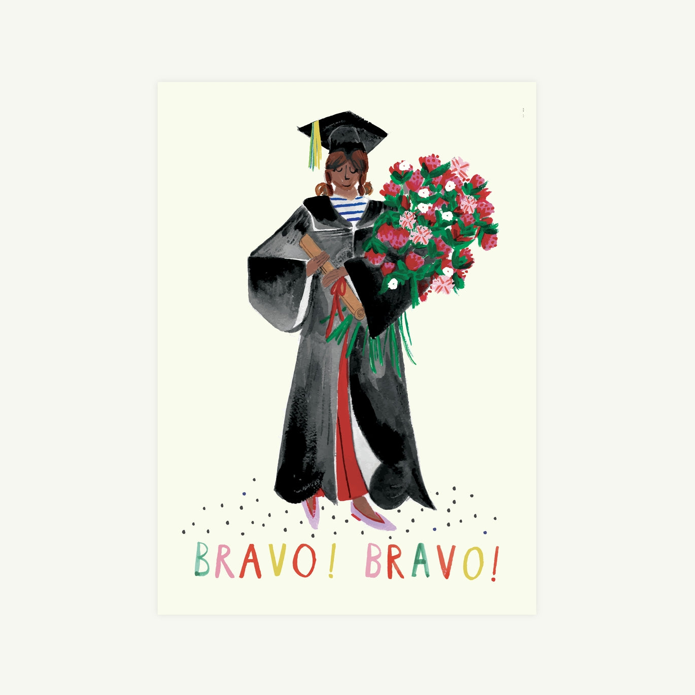 Roses For the Grad Card