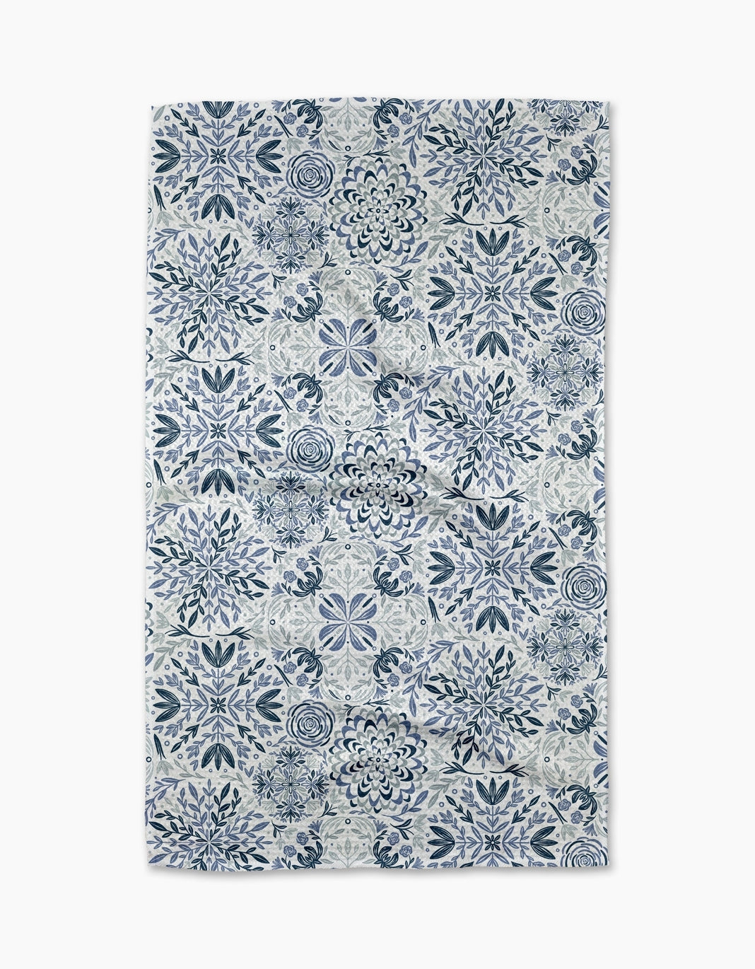 Floral Medallions Tea Towel