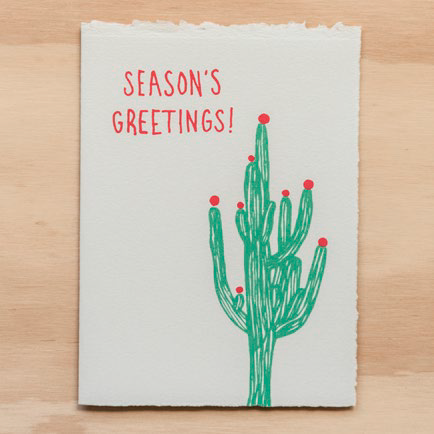Holiday Cactus Greeting Card Box Set