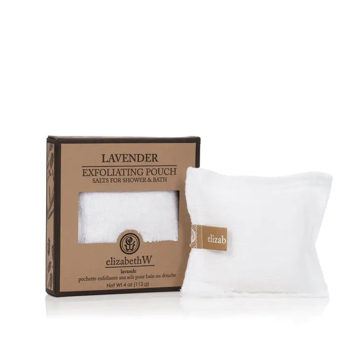 Lavender Exfoliating Shower Pouch