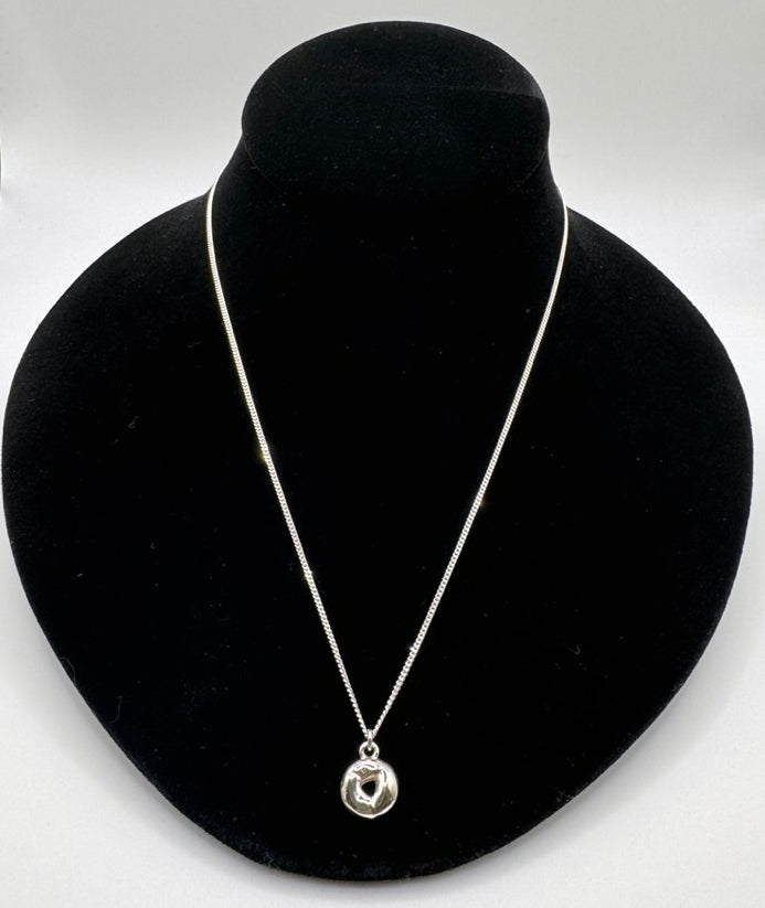 Bagel Charm Necklace