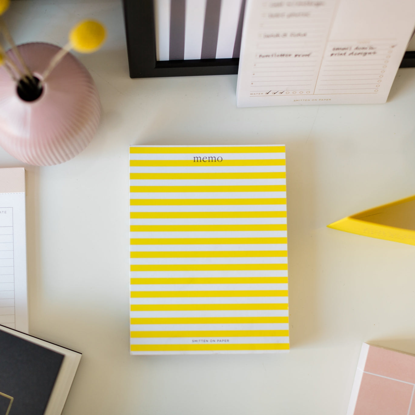 Yellow Stripe Chunky Notepad