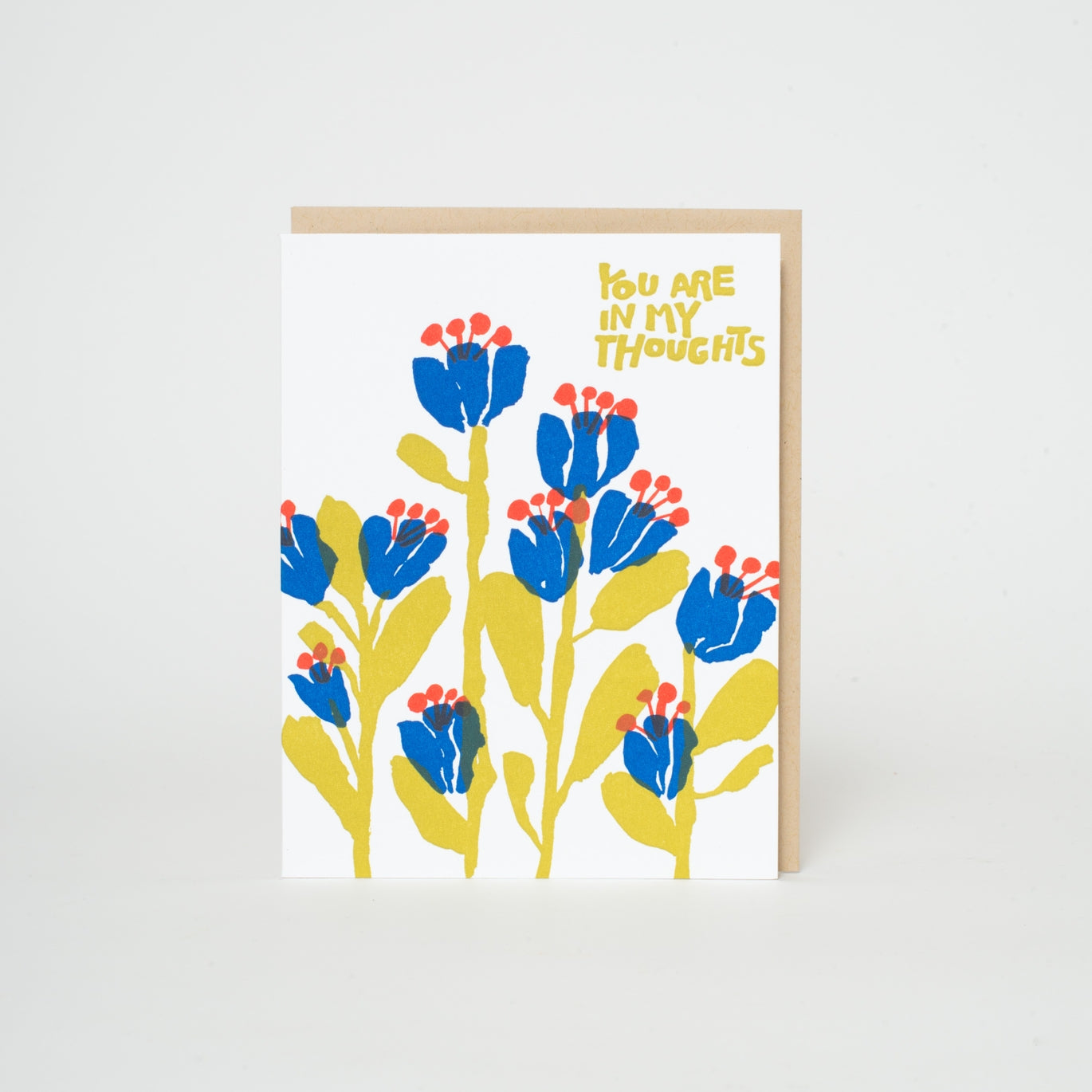 Sympathy in My Thoughts Flowers Card