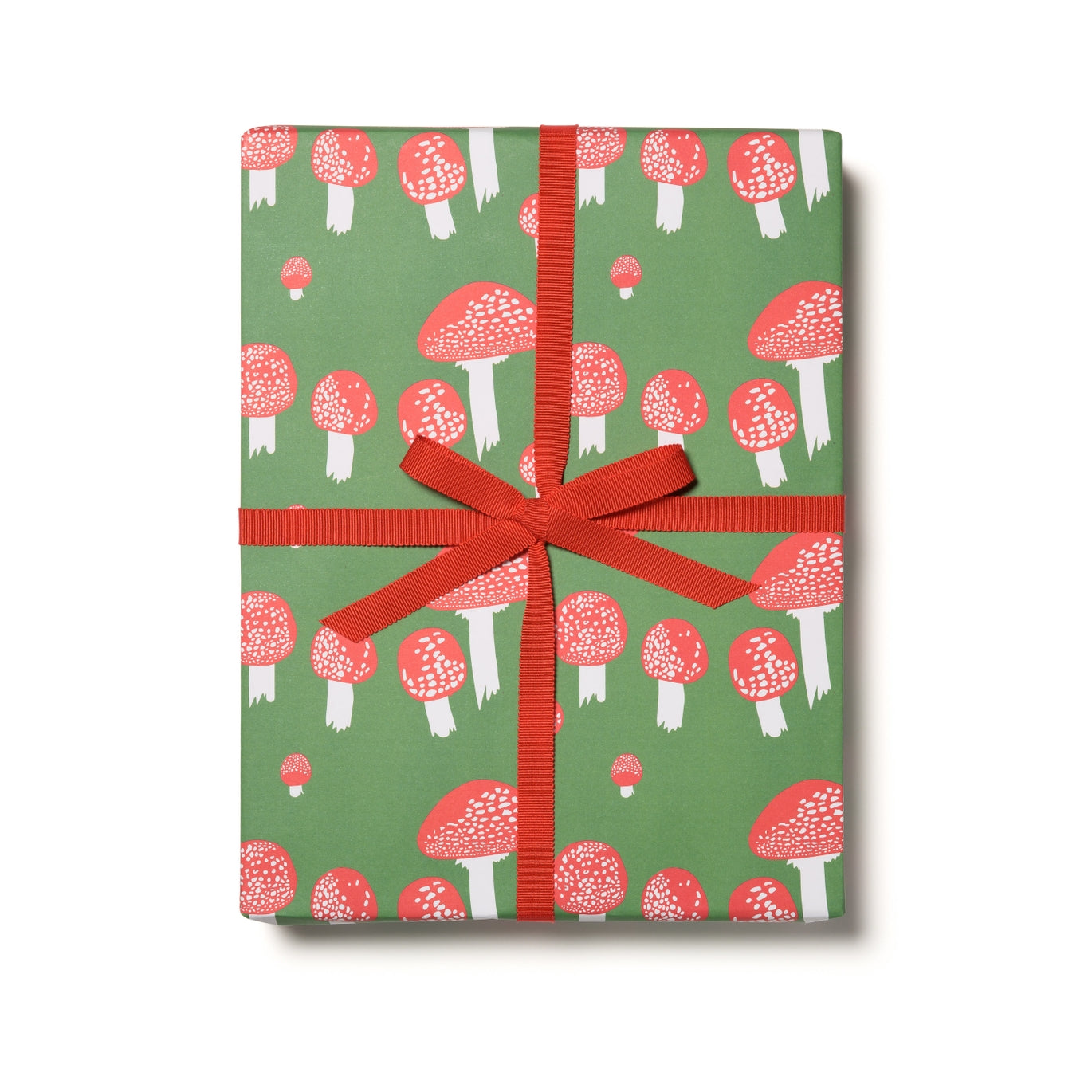 Festive Mushrooms Wrapping Paper