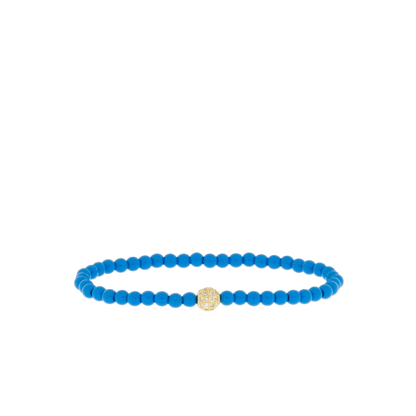 Enamel CZ Ball Bracelet