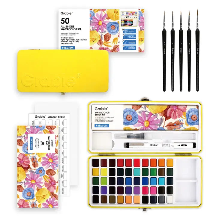 All In One Premium Watercolor Set of 50