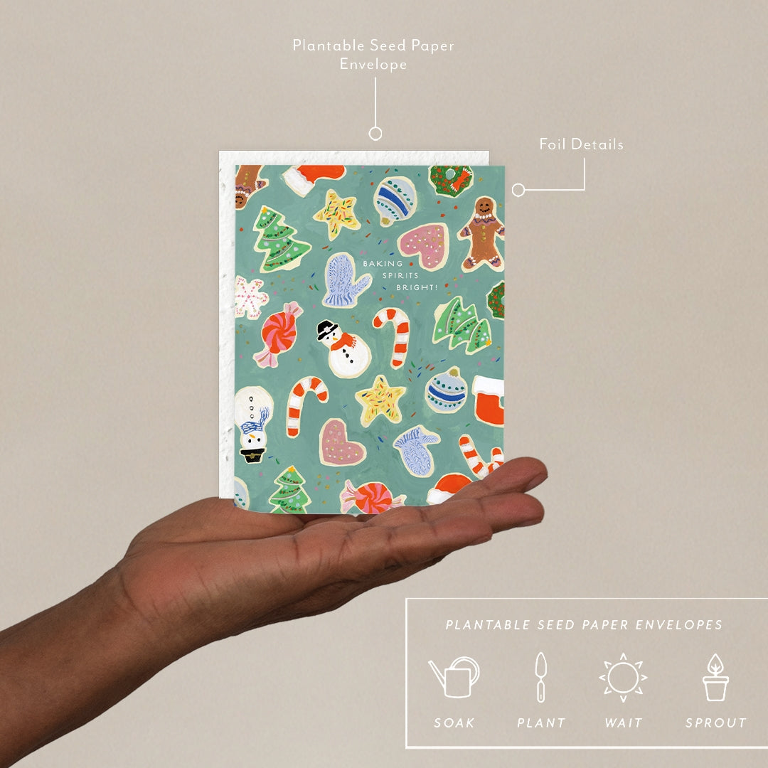 Plantable Card - Christmas Cookies
