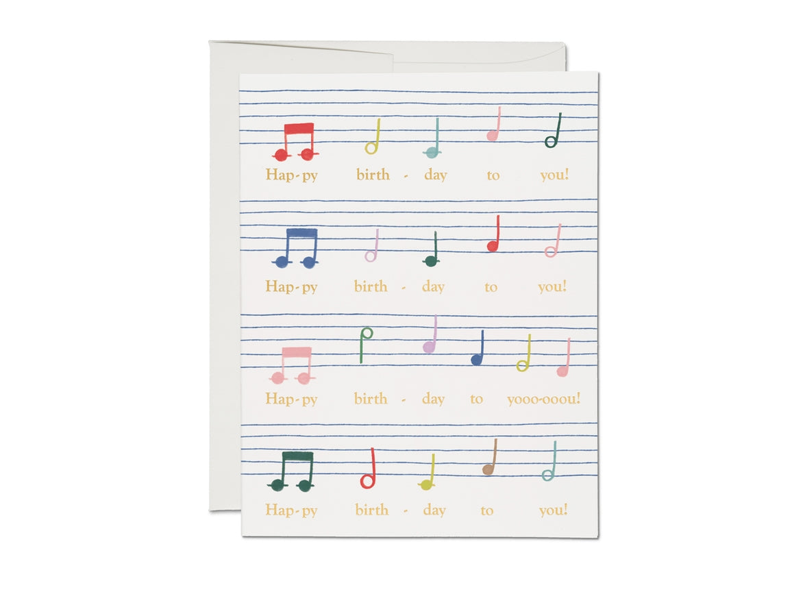 Birthday Song Card
