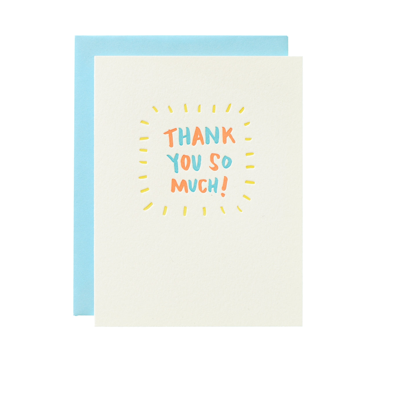 Thank You Burst Greeting Card