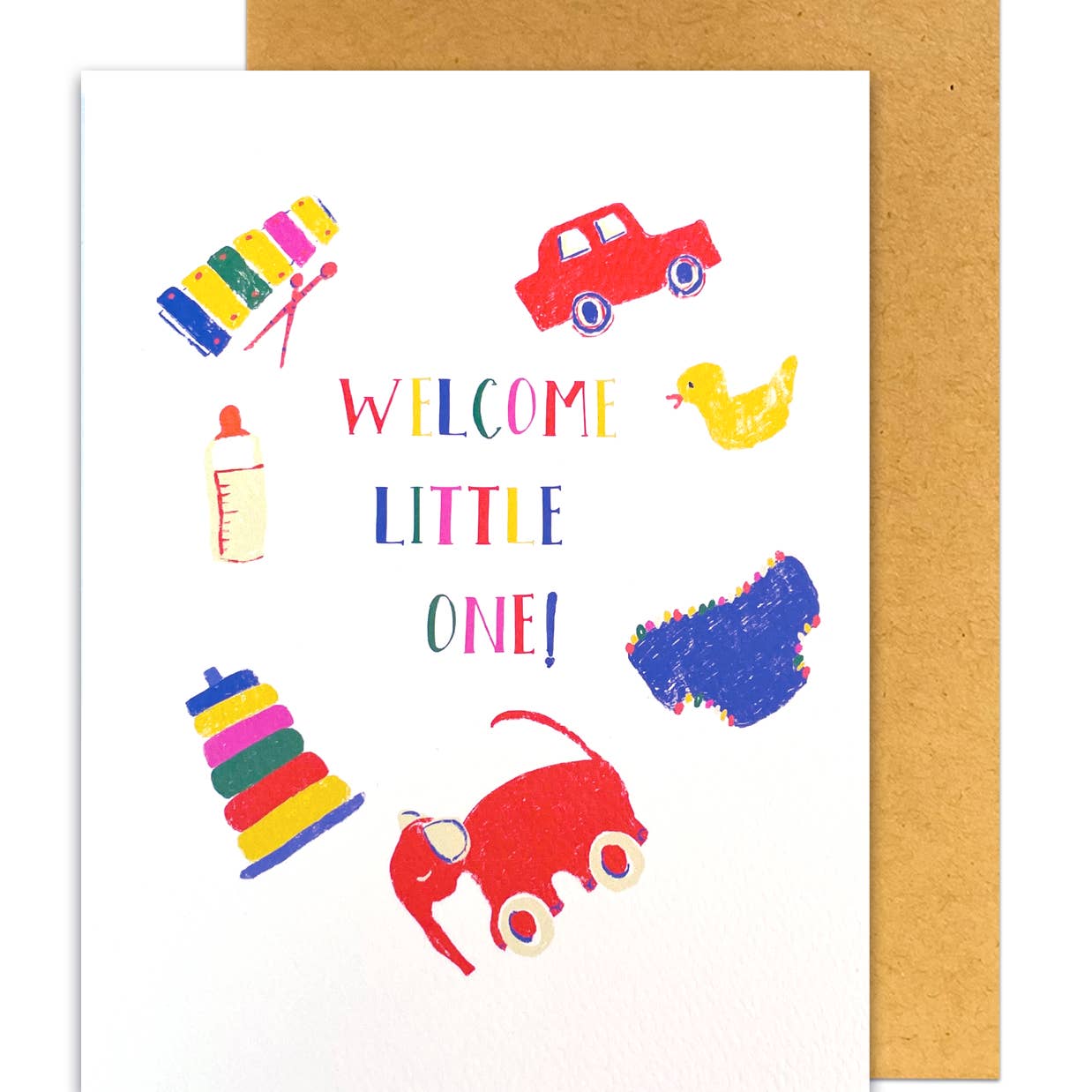 Welcome Little One Greeting Card