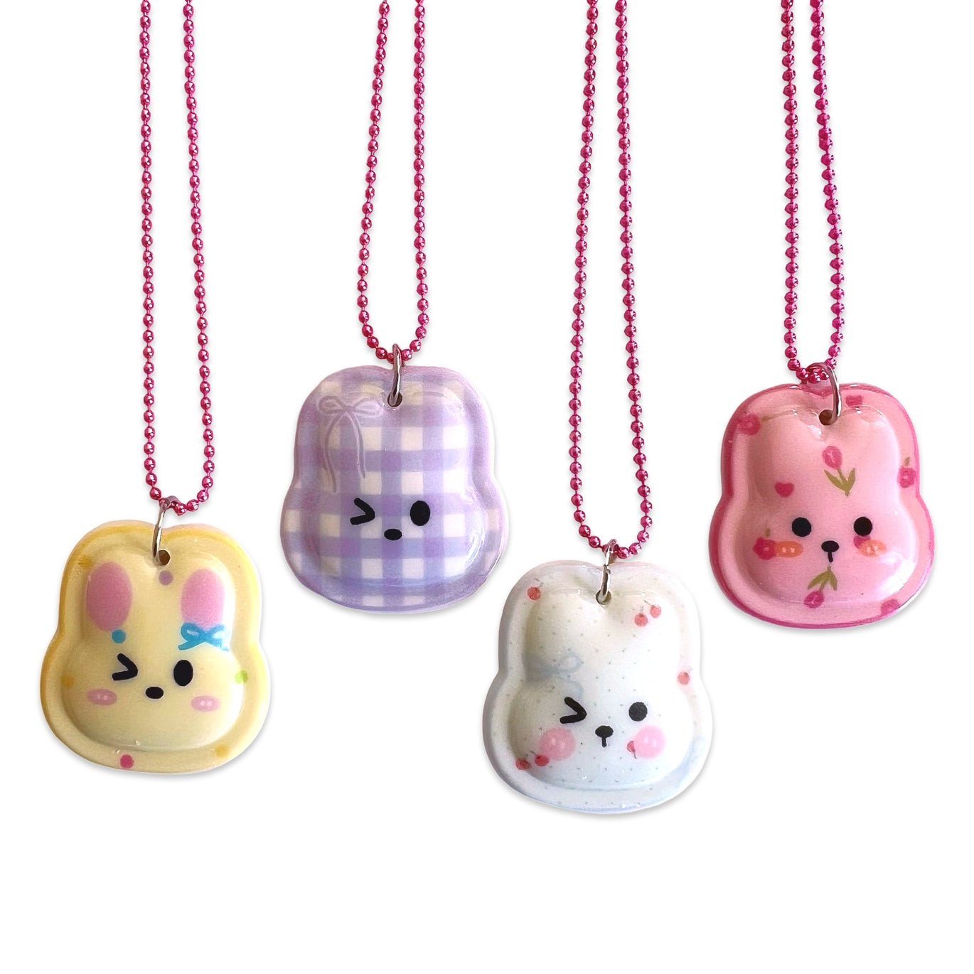 Pastel Bunny Kids Necklace