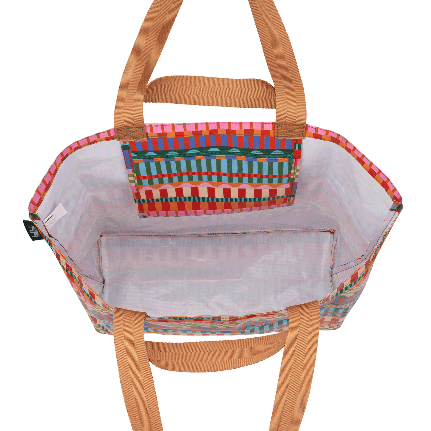 Blocks and Stripe Shopper Tote
