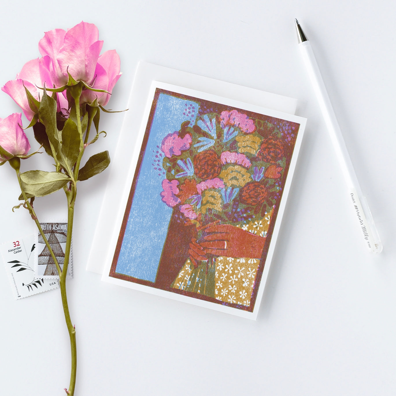Wedding Bouquet Card