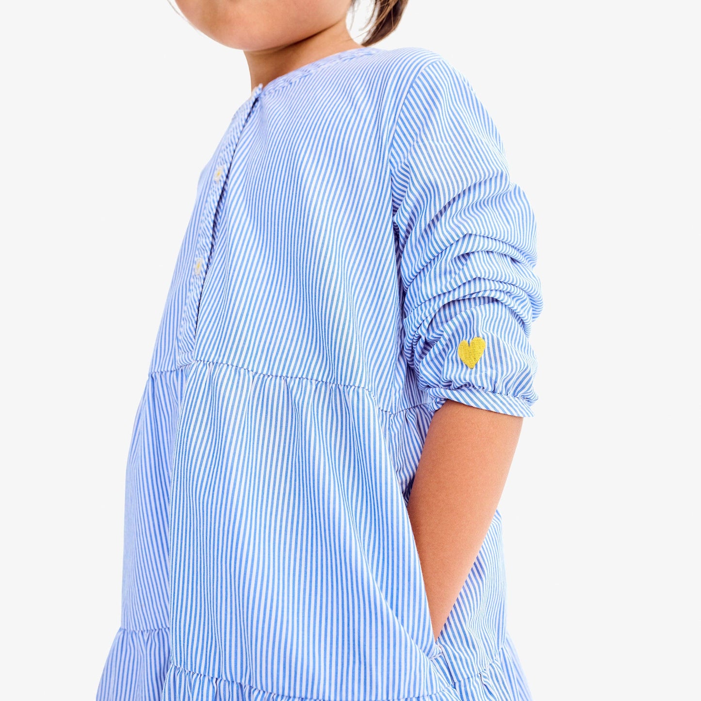 Tiered Dress in Stripe