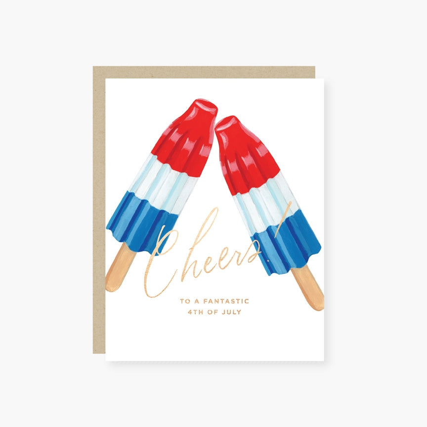 Bomp Pop Cheers 4th of July Card