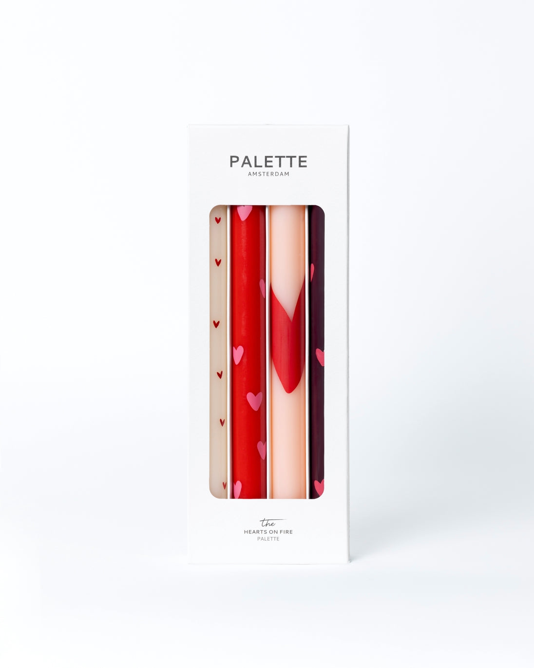 Hearts on Fire Dinner Candle Set