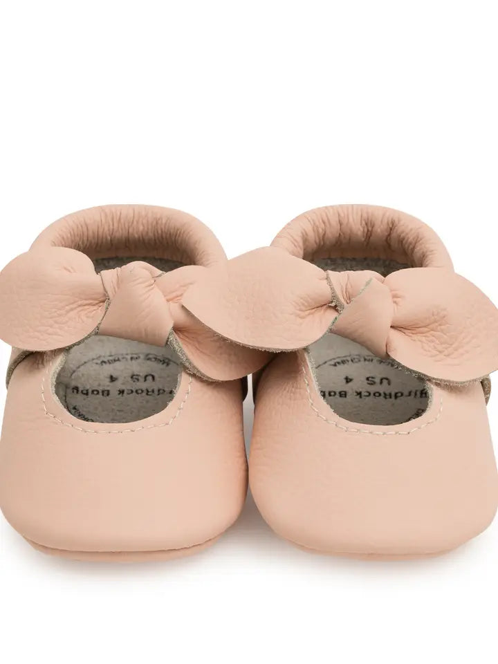 Knot Bow Moccasins