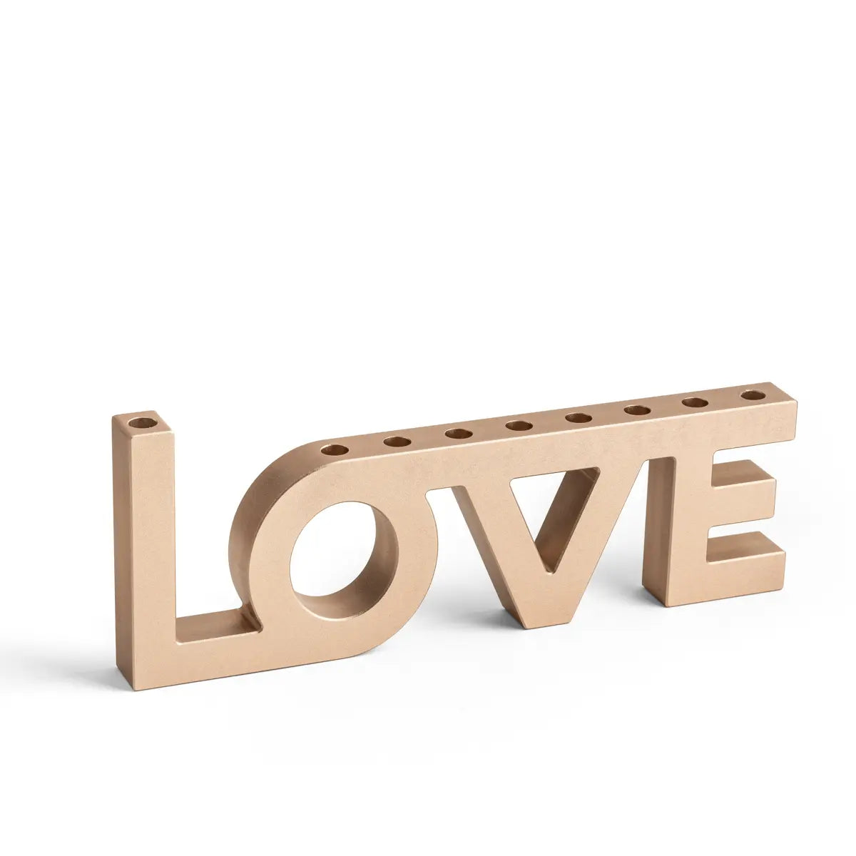 LOVE Hanukkah Menorah