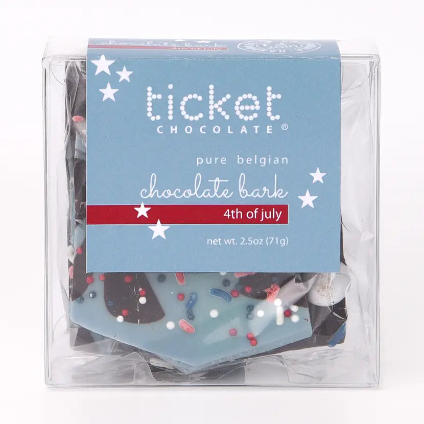 Chocolate Bark 4th of July For Summer