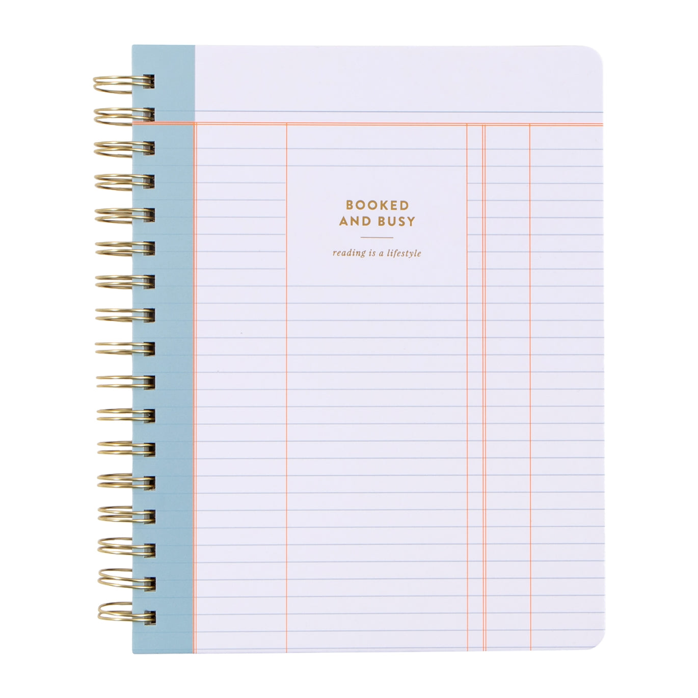 Booked and Busy Reader Spiral Notebook