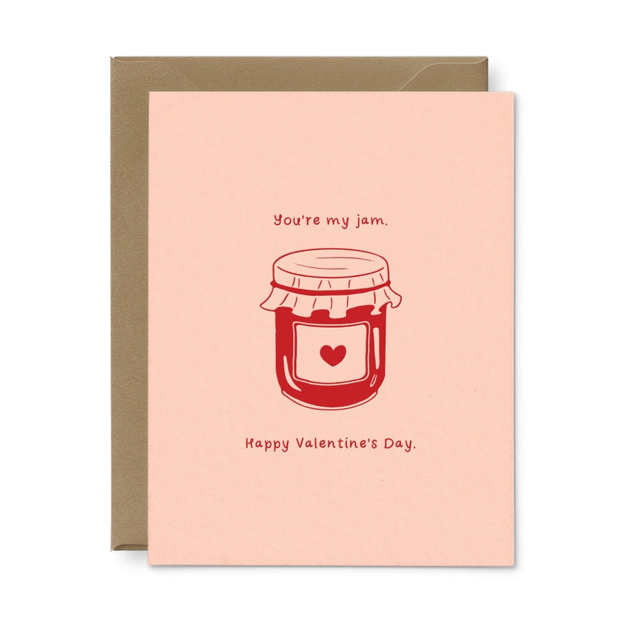 You're My Jam Valentine Card - 6 Pack
