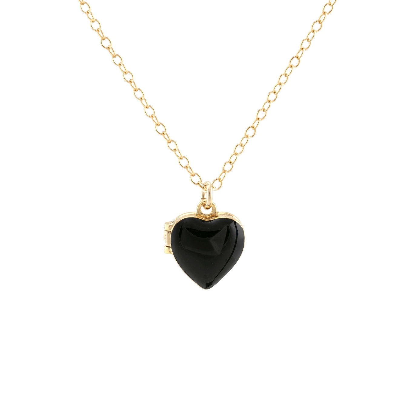 Enamel Heart Locket - Multiple Colors