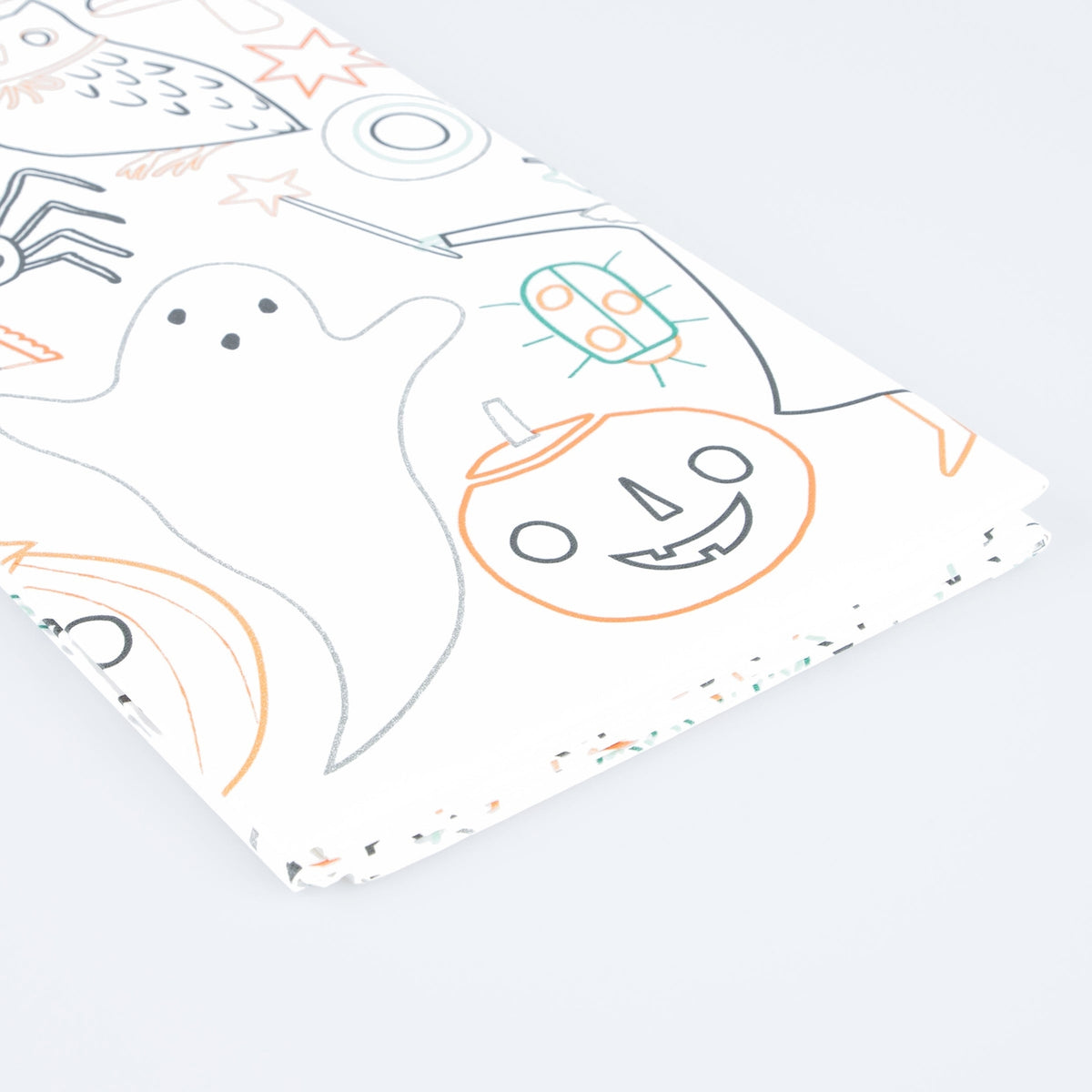 Halloween Color In Tablecloth