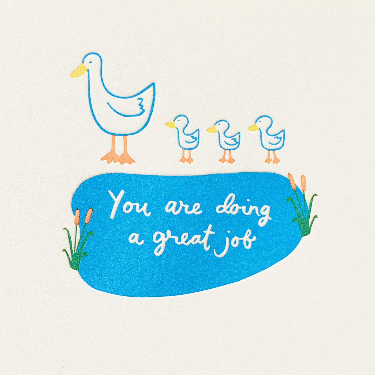 Great Job Duck Greeting Card