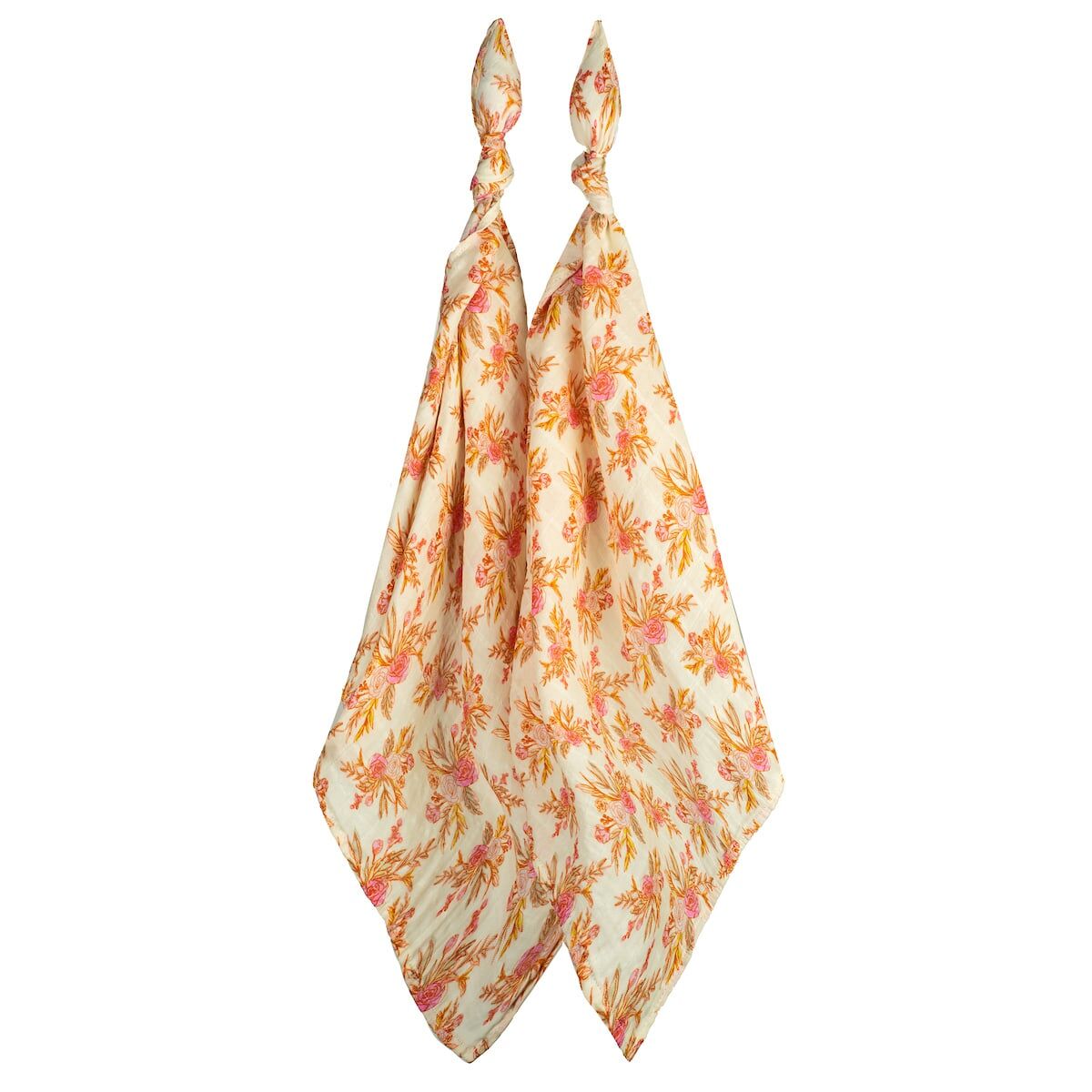 Vintage Floral Bamboo Burp Cloths