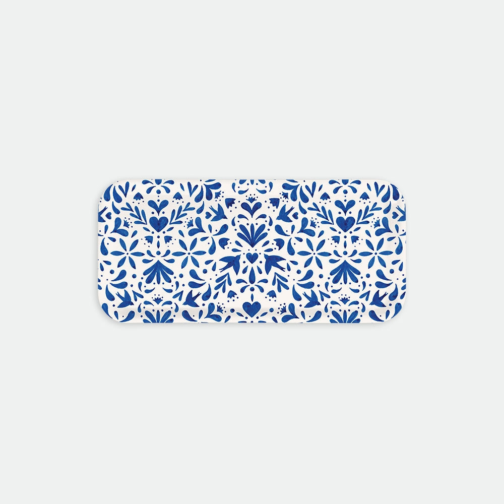Blue Swallows Coffee Tray