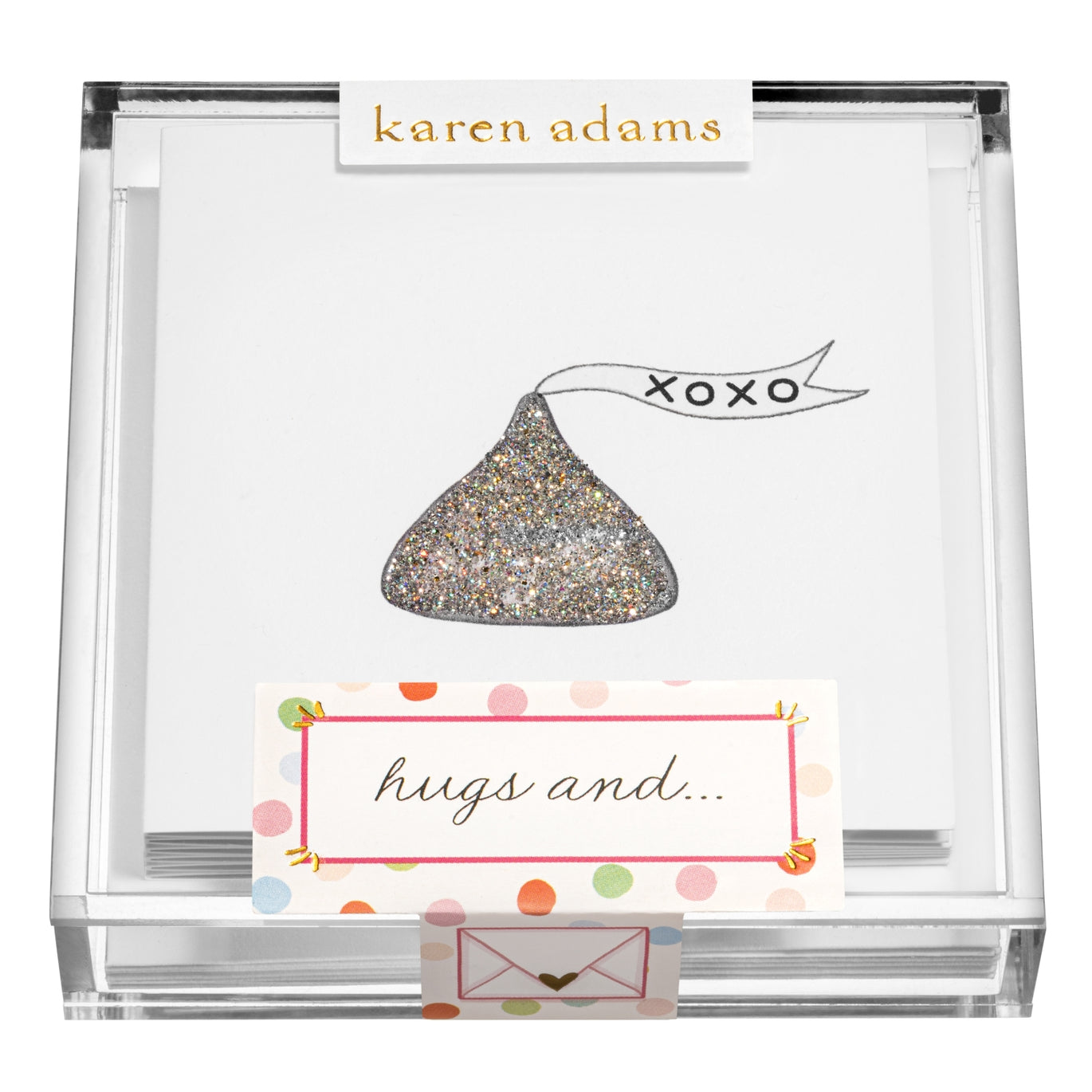 Hugs and... Enclosure Cards in Acrylic Box