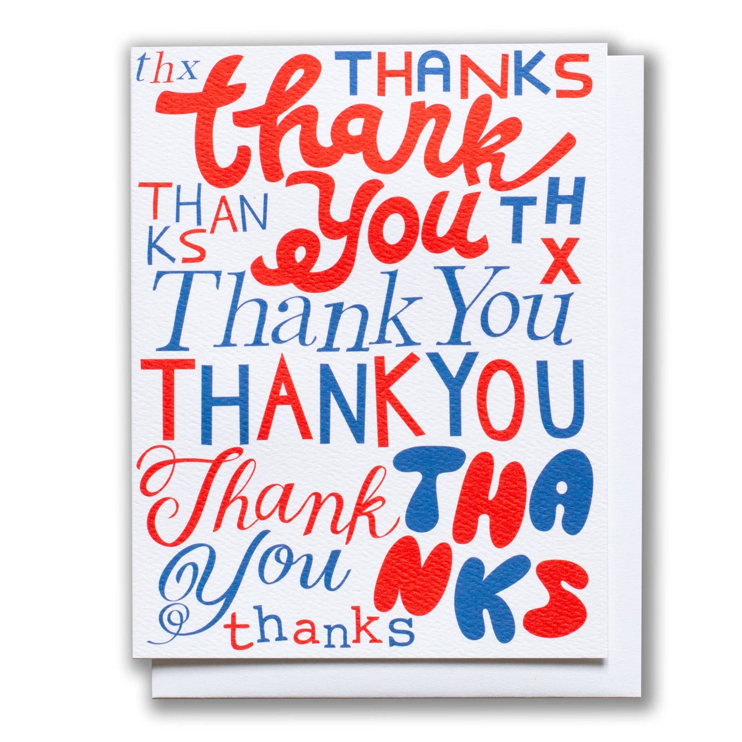 Typo Thank You Card