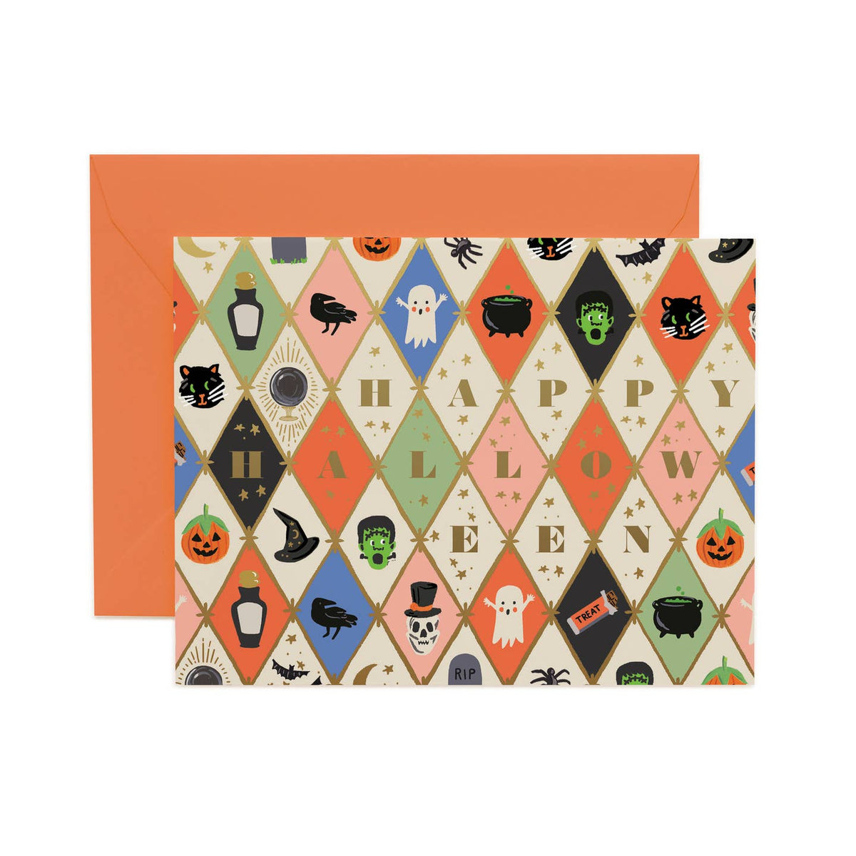 Halloween Argyle Card