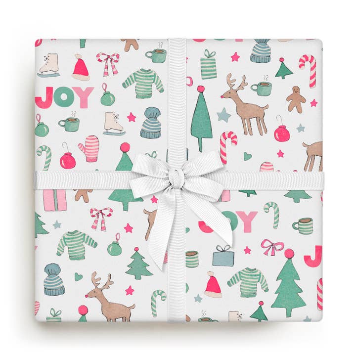Merry Motif Wrapping Paper