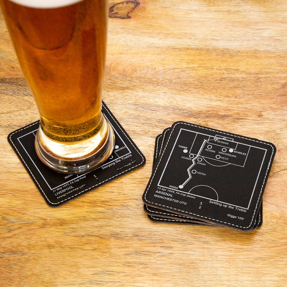 Manchester United Greatest Plays Coasters