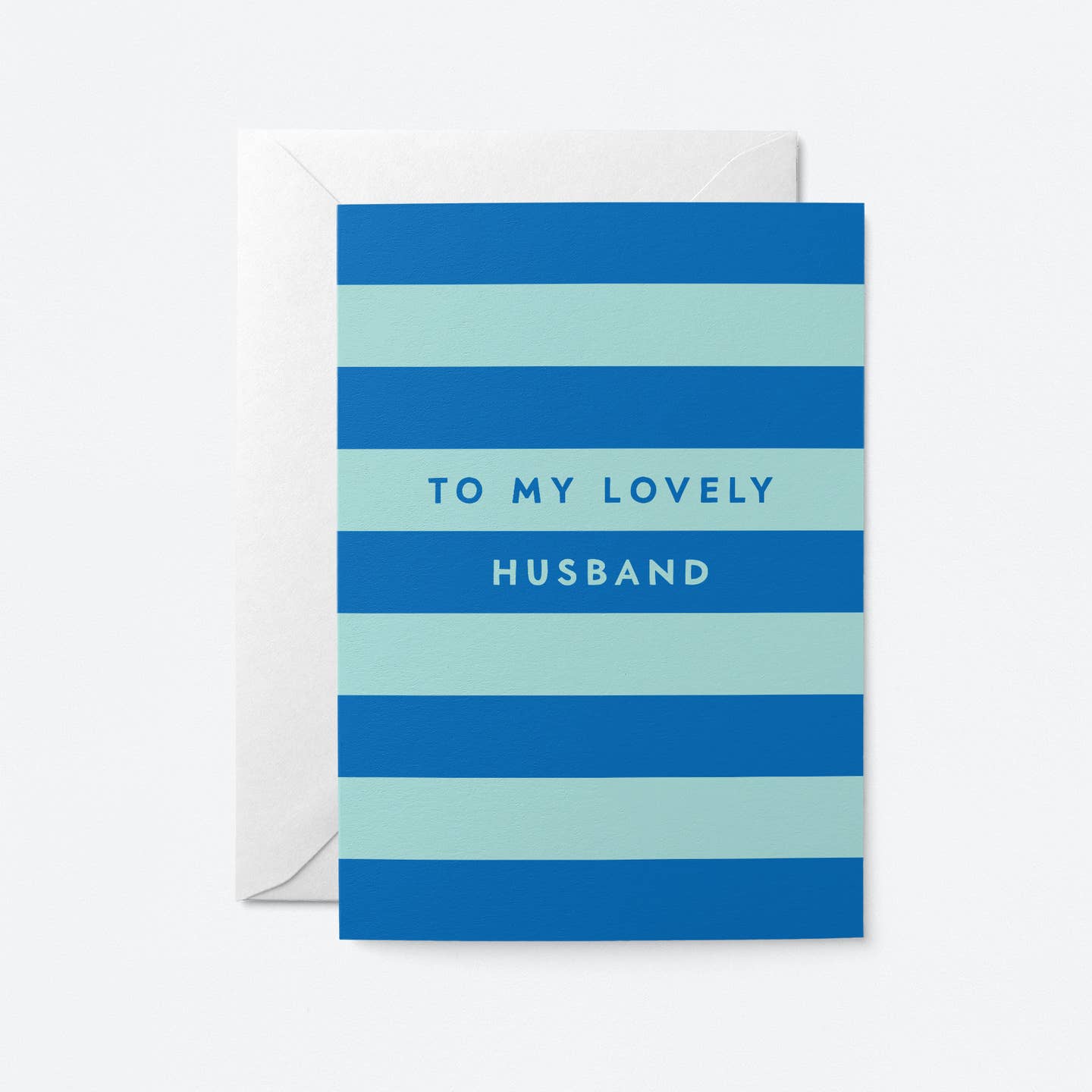 To My Lovely Husband Stripe Card