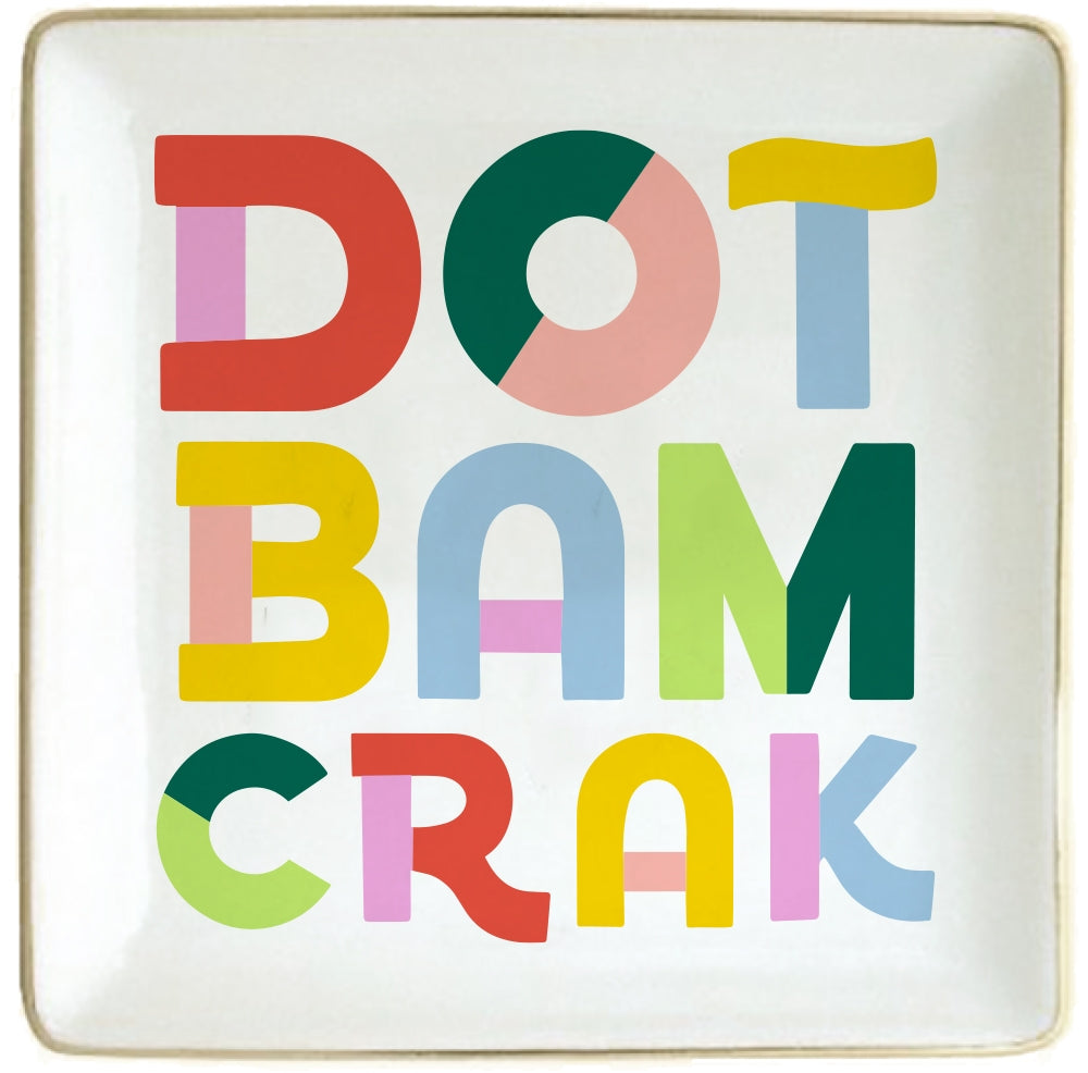 Dot Bam Crack Trinket Tray