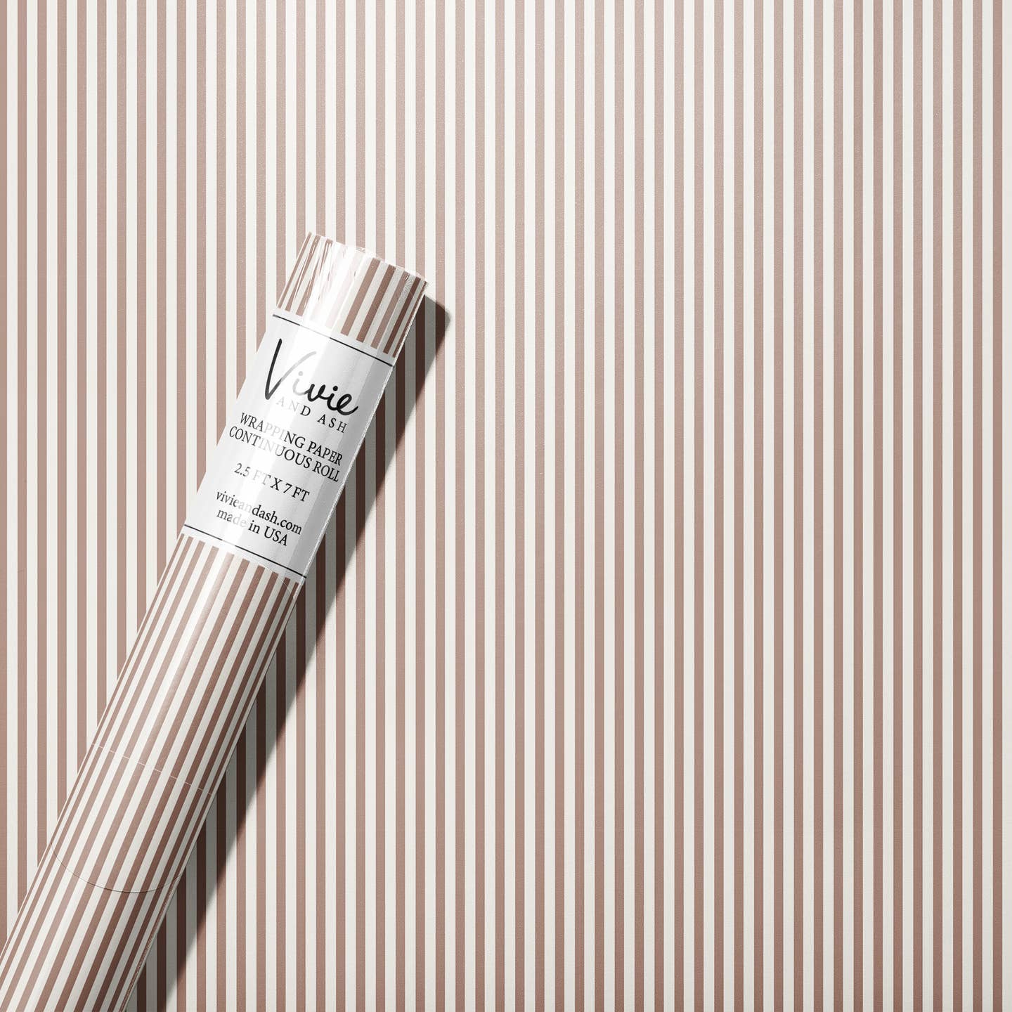 Light Brown Stripe Wrapping Paper