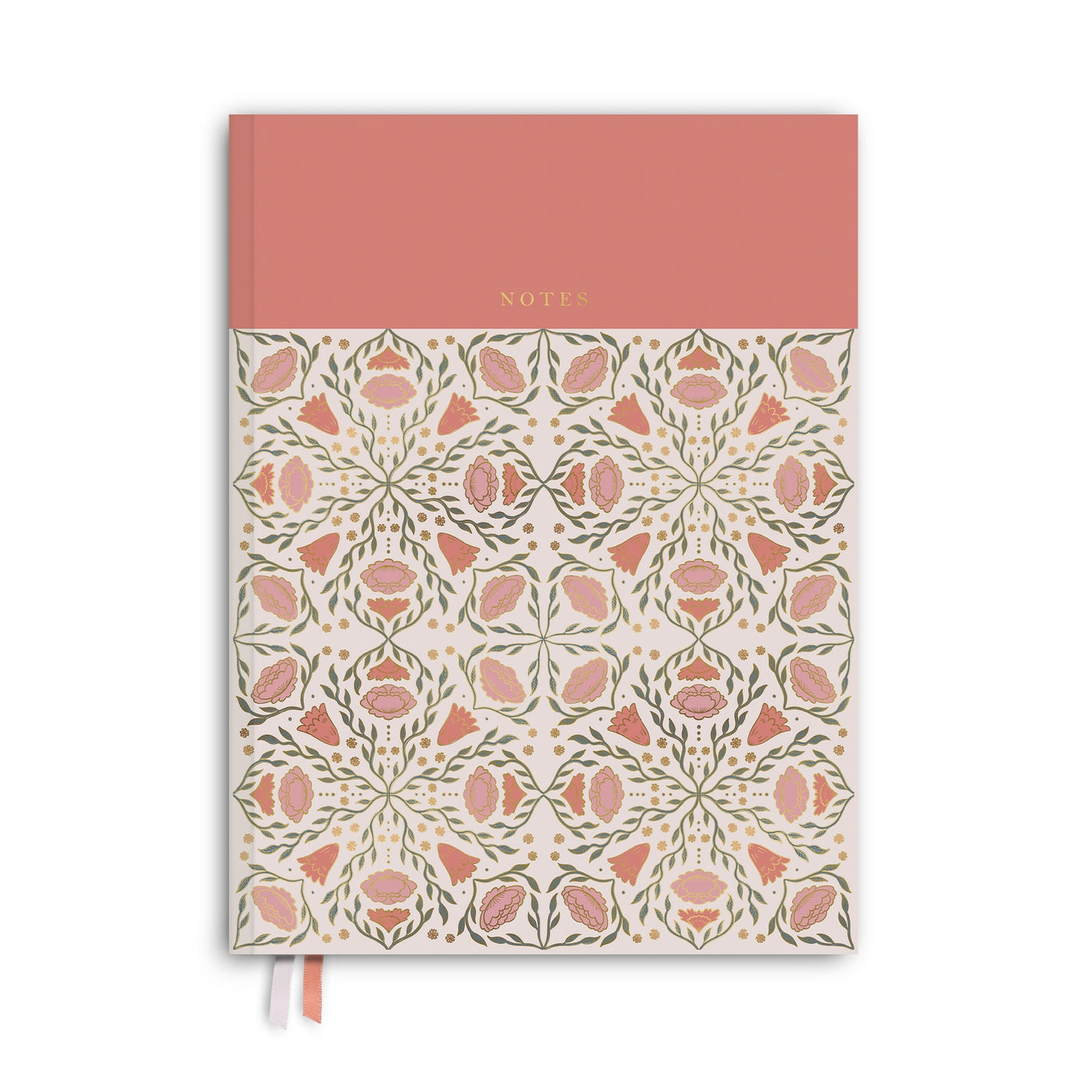 Folk Pattern Hardcover Notebook