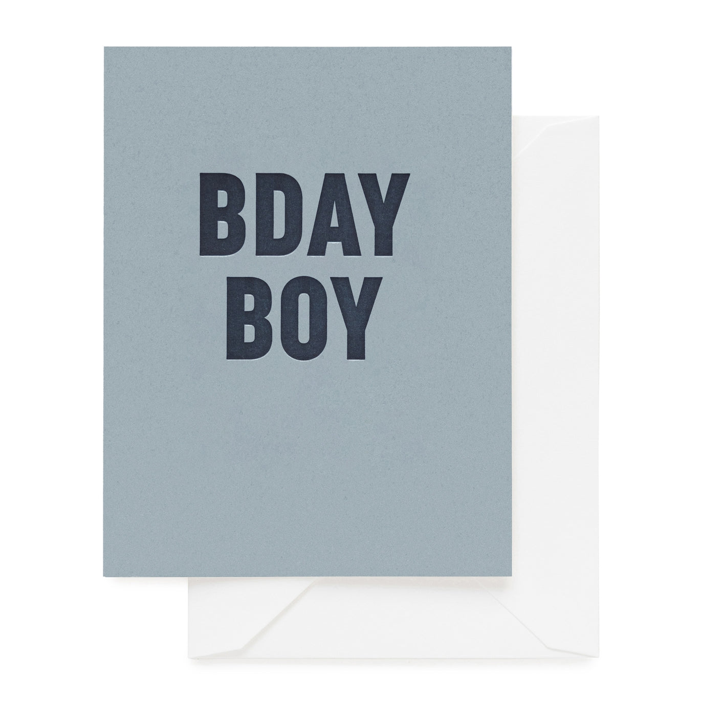 Blue Bday Boy Card